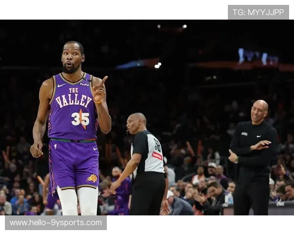NBA太阳比分陷入胶着杜兰特关键三分点燃全场